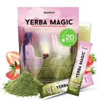 Yerba Magic – Yerba Mate Tea Instant Powder Super Drink with Nootropics, Prebiotics & Probiotics – Clean Energy, Mental Clarity & Gut Wellness | Low Sugar, Natural Caffeine